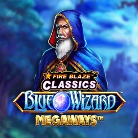 Fire Blaze Blue Wizard Megaways slot icon by Rarestone Gaming, available at BetSixty Casino