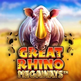 Official Slots logo: Great Rhino Megaways by Pragmatic Play at BetSixty Casino