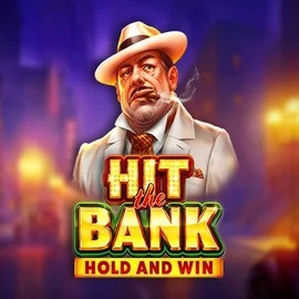 Hit The Bank Hold and Win slot logo by Playson at BetSixty Casino