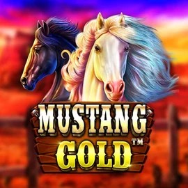 Slots logo of Mustang Gold from Pragmatic Play at BetSixty Casino